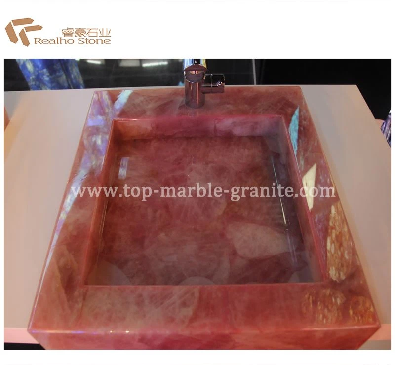 Pink Quartzite Sink