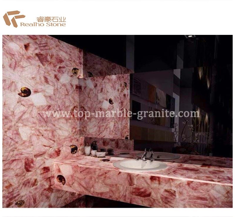 Pink Quartzite Vanity top
