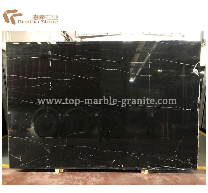 Black and White Marble Slabs