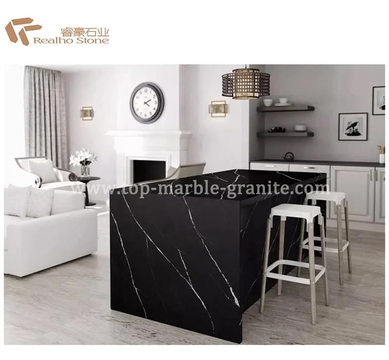 black quartz countertops