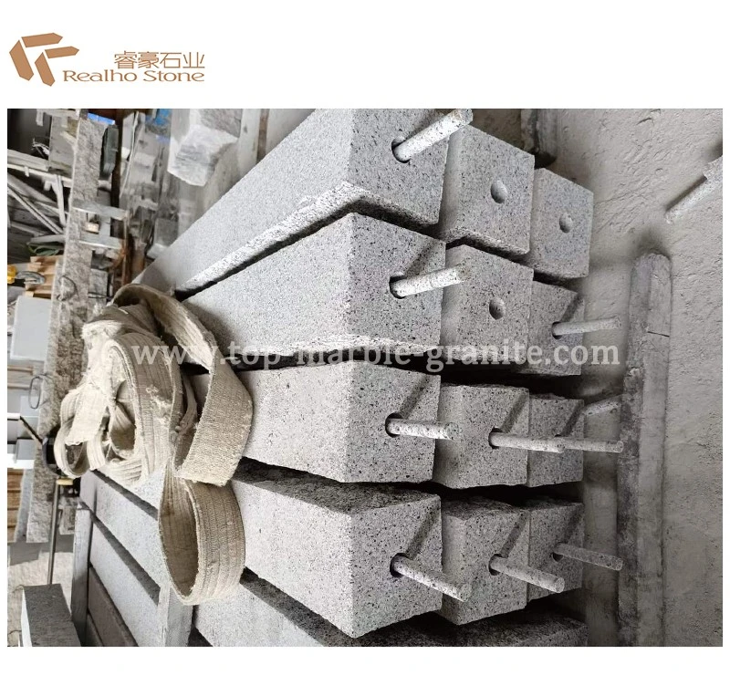 Granite lamp post for outdoor Granite lamp post for outdoor