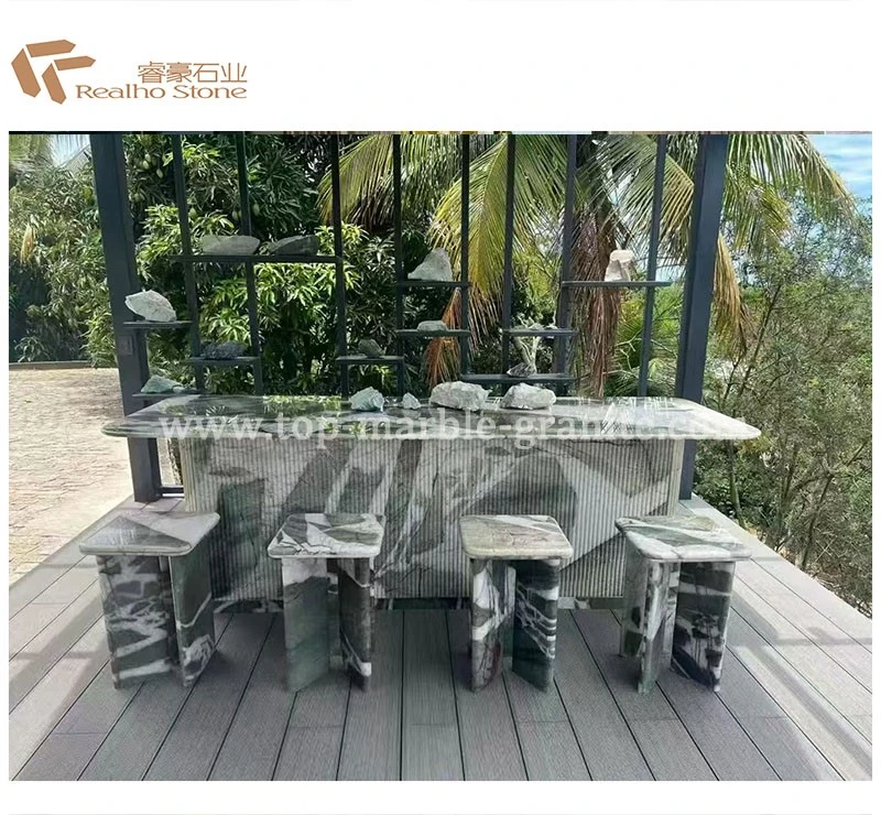 green marble table green marble table