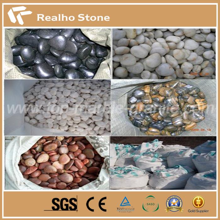 Natural Mixed Walkway Pebble Stone For Landscaping