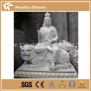 Estátuas de Buda de escultura feminina em pedra grande