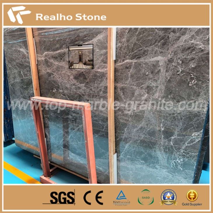 Emma Grey Marble Slabs For Wall Floor