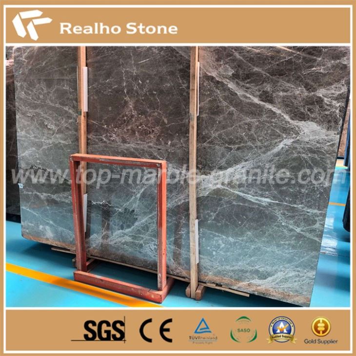 Emma Grey Marble Slabs For Wall Floor