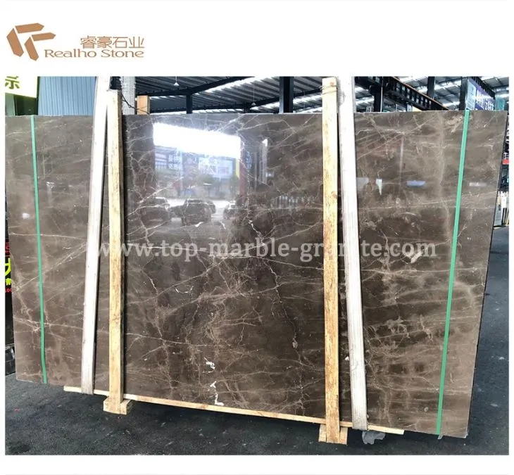 brown marble tile