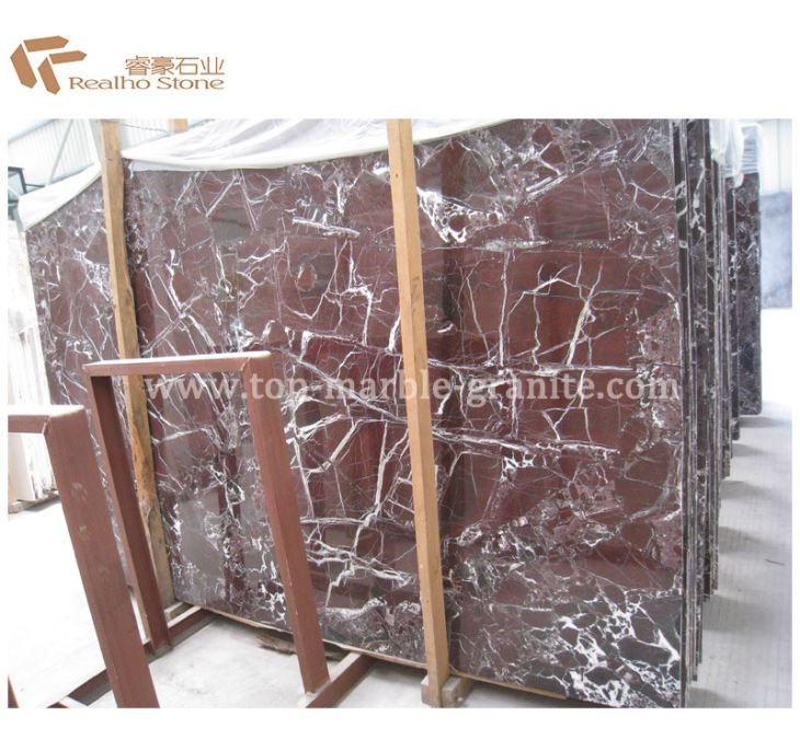 Polished Rosso Levanto Marble Slabs