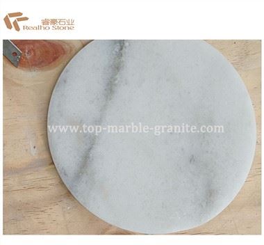 Tampos de mesa de mármore branco chinês Guangxi para decoração de casa