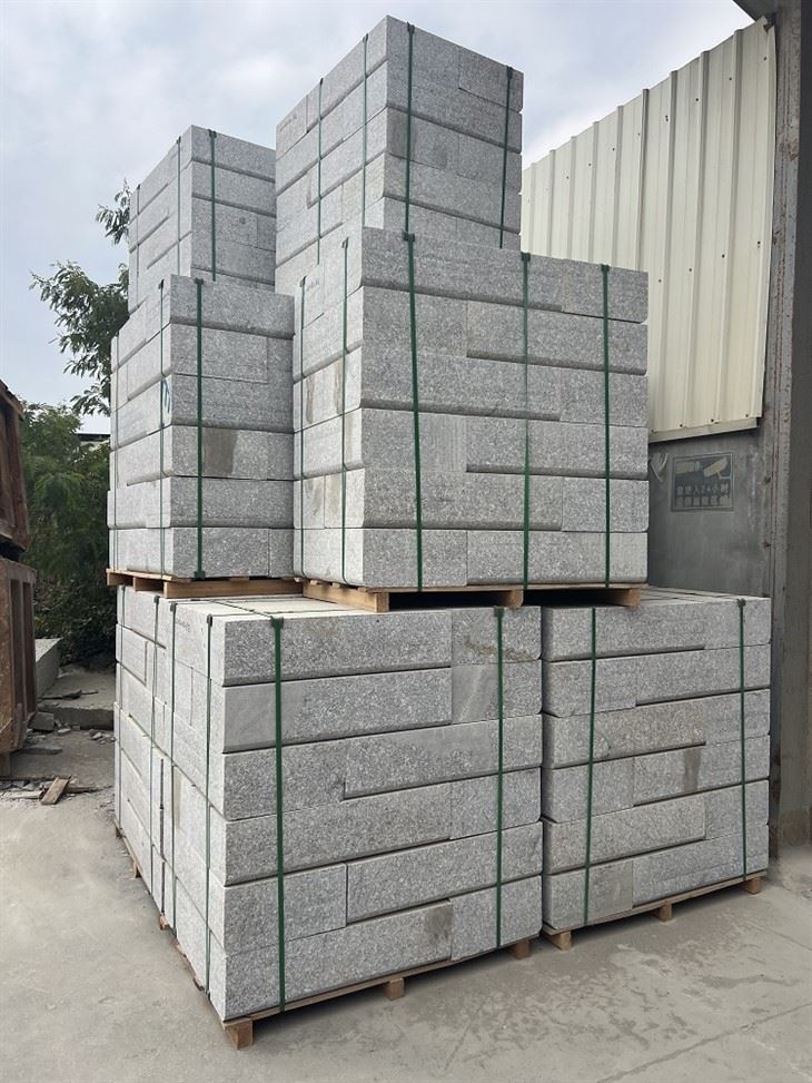 Blocos de granito para construção de casas
